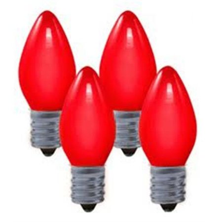 NORTHLIGHT SEASONAL Northlight Seasonal 31742658 Opaque Red LED C Christmas Replacement Bulbs 31742658